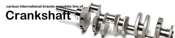 Various international brands complete line of Crankshaft